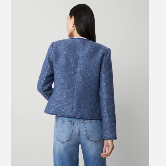 Ann Taylor Sequin Tweed Fitted Jacket - Picture 2 of 4